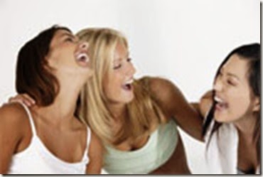women laughing