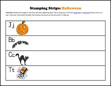 Stamping Strips Halloween