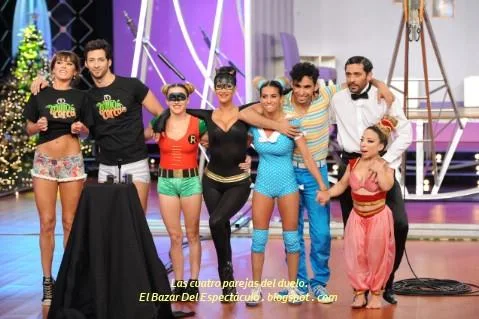 Las cuatro parejas del duelo..JPG