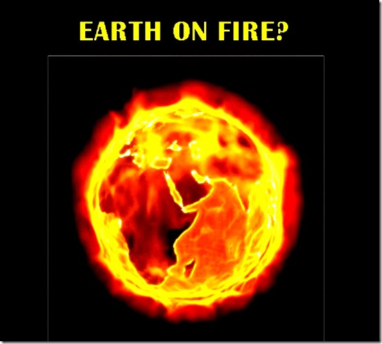 Earth on Fire and text 1