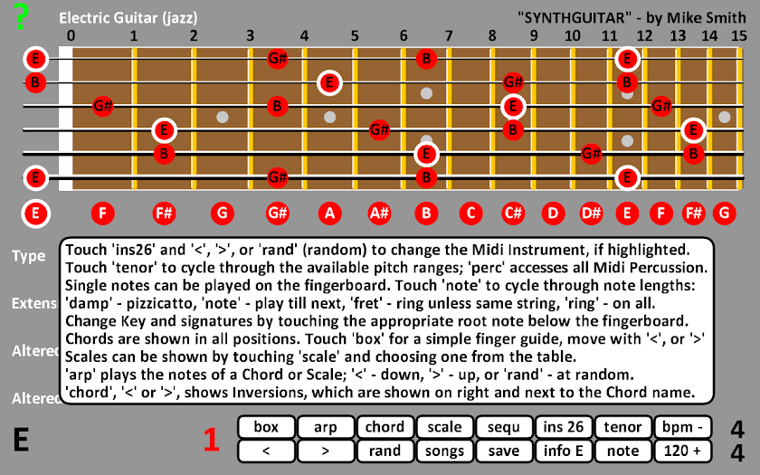 SynthGuitar Screen 2