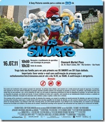 Convite Smurfs
