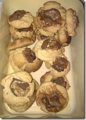 Snickers and Caramello Cookies