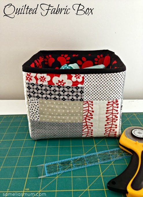 Quilted Fabric Box
