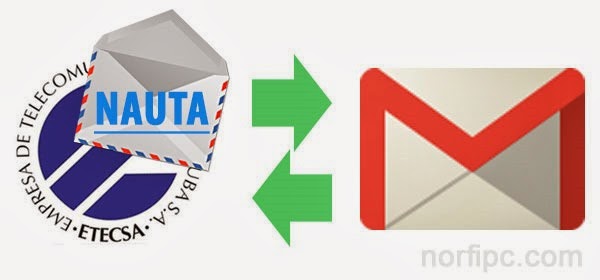 Como reenviar los correos de Gmail a una cuenta de Nauta 