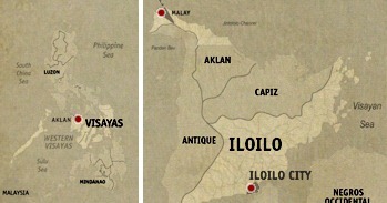 Location Map Aklan to Iloilo