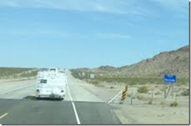 Crossing into Nevada