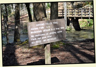 01 - Abrahms Falls Sign