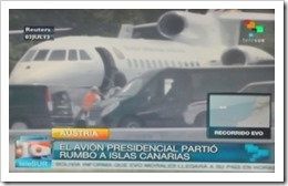 Avião de Evo Morales sequestrado em Viena. Jul.2013
