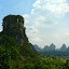 Yangshuo widok z Wzgórza Pana Młodego