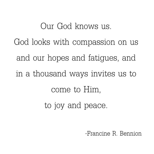 God knows us -- Bennion