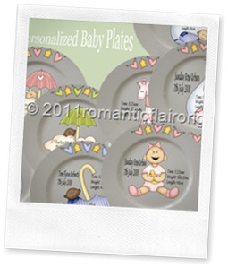 baby plate psotcard