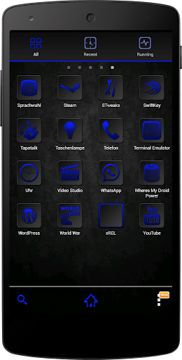 【免費個人化App】Apex/Nova Semiotik Blue Icons-APP點子