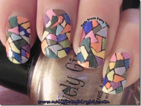 mosaic nail art 3