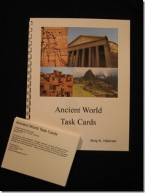 ancient world task card set