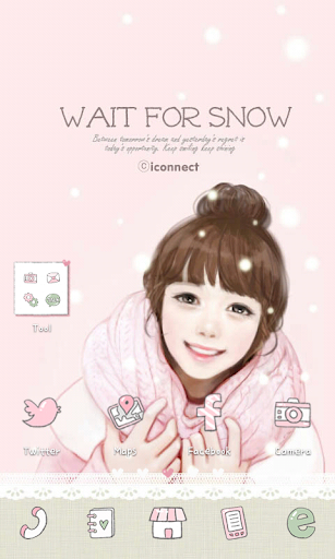 Wait for snow golauncher theme