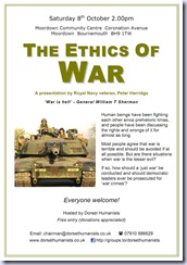 War Ethics poster