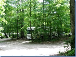 7026 Doe Lake Campground Rizzort - walk around campground - back at our motorhome