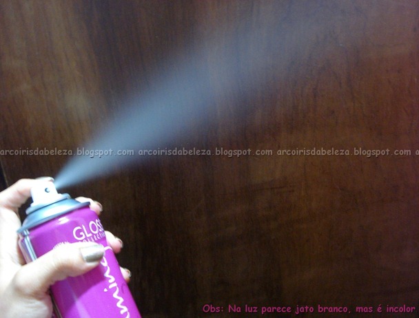 jato incolor - Spray Charming Gloss