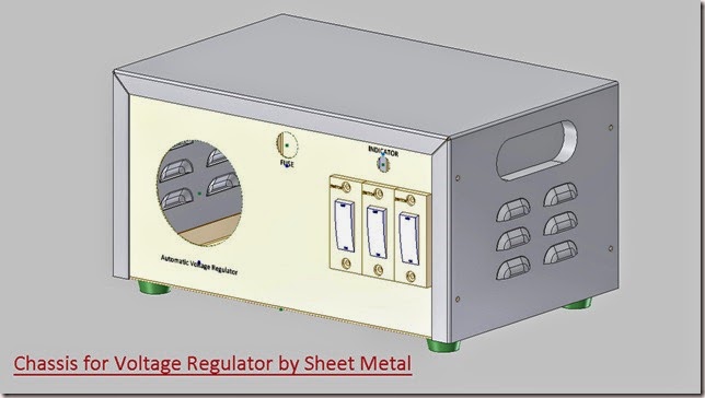 Chassis for Automatic Voltage Regulator by Sheet Metal _2