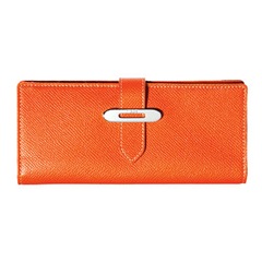orange tod's wallet