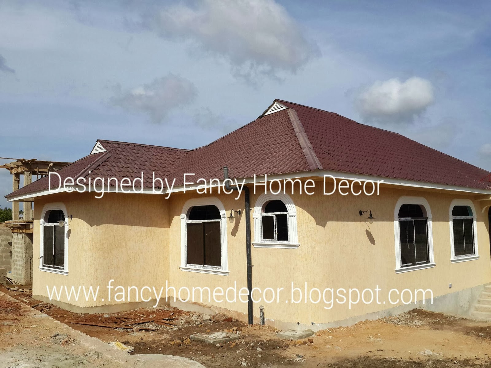 MY PROJECT KUPAKA RANGI YA NJE YA NYUMBA SITE YA MBEZI SALASALA