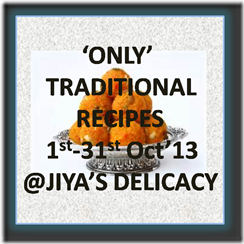 only traditional recipes
