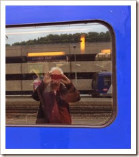 Selfie joop trein