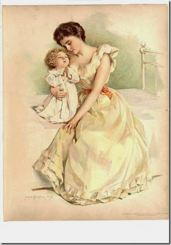 madre con bebe vintage (10)