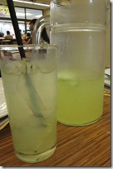 cucumber lemonade, 240baon