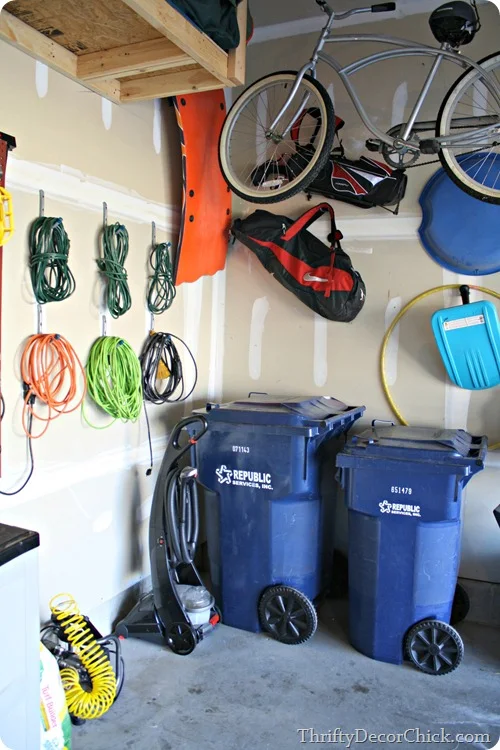 Using wall space in garage