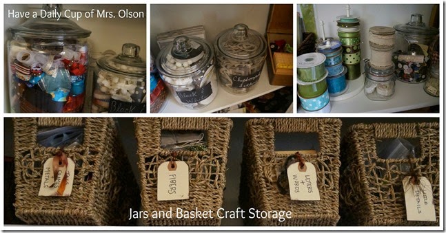Jars and Basket Craft Storage