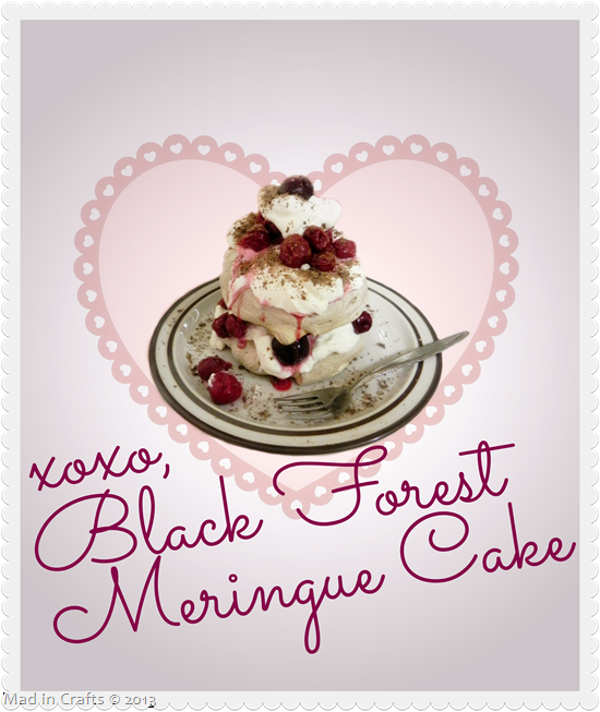 Black Forest Meringue Cake Recipe