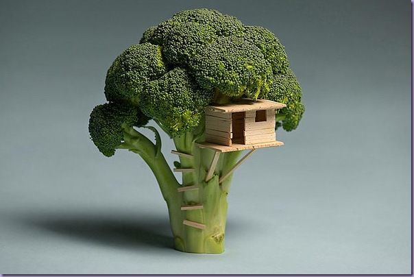 Miniatura-casa-árvore-Brócolis