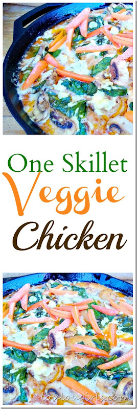 One Skillet Veggie Chicken