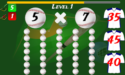 1st / 4th Grade Math Baseball poster 5