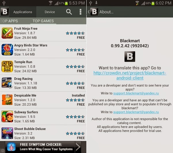 All types of Android Apps download