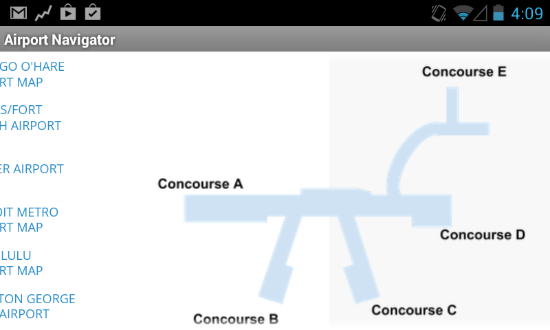 AirportNavigator Screen 3