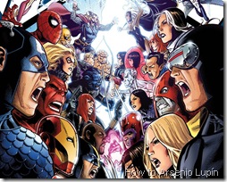 Avengers vs X-men por Negativo