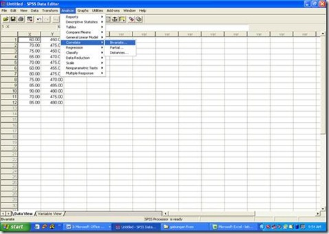 Langkah Uji Korelasi Product Moment SPSS