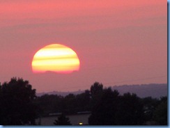 4755Minnesota - Burnsville, MN - Best Western Premier Nicollet Inn - sunset from our room