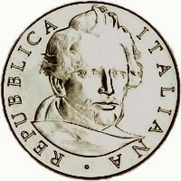 Moneta 5 euro 150.o scomparsa GG Belli Zecca Italia,dritto 2013