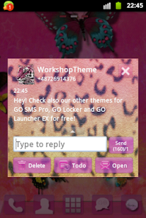 GO SMS Theme Panther Buy Screenshots 2