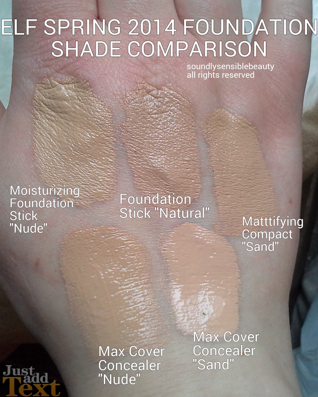 e.l.f. Moisturizing Foundation Stick; Review & Swatches of Shades