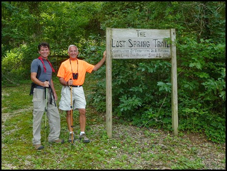 01 - Lost Springs Trailhead - David and Bill