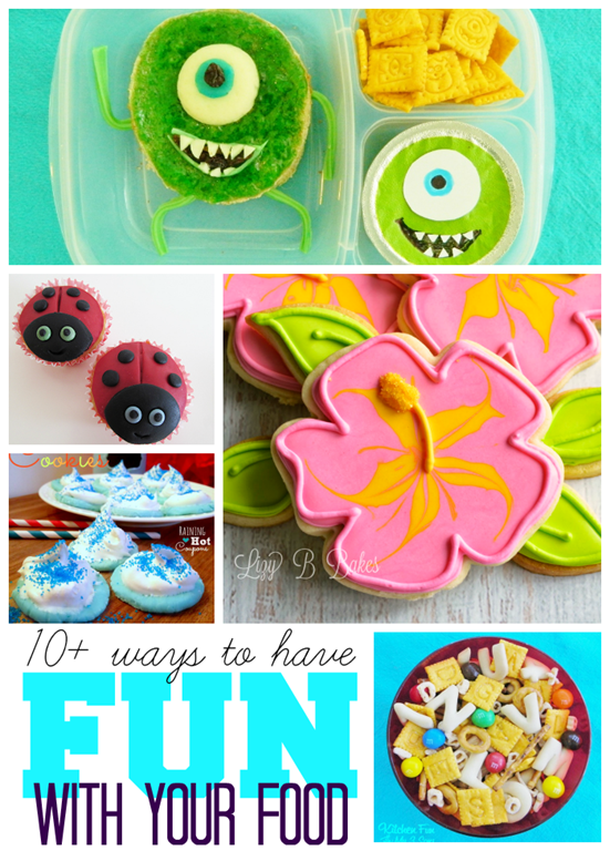 10  Ways to Have Fun with Your Food #linkparty #features #gingersnapcrafts #food
