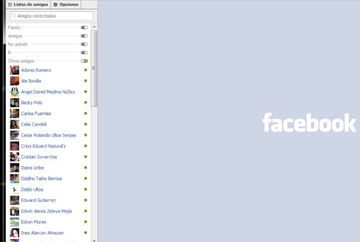 chat antiguo de Facebook