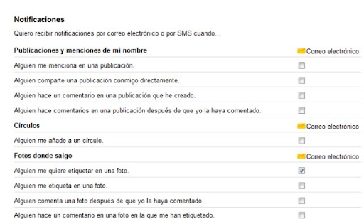 Google+ plus al correo