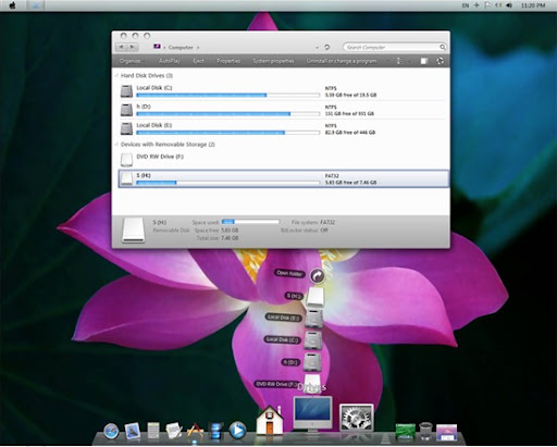 Transformar Windows 7 en Mac OS X 10.7 Lion Transformar Windows 7 en Mac OS X 10.7 Lion