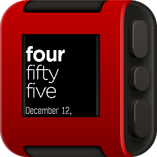Pebble TextWatch Plus Screen 2
